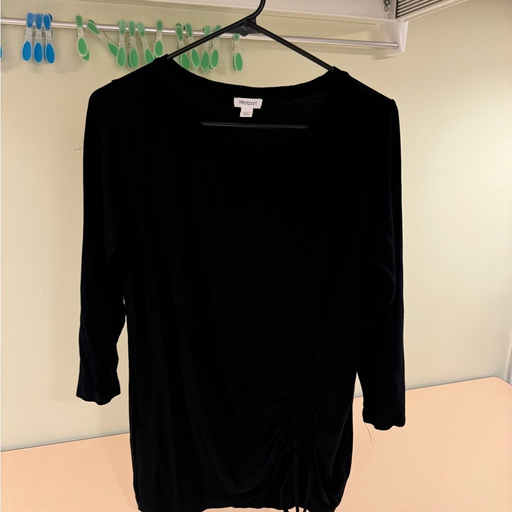 Westport size small black dress shirt